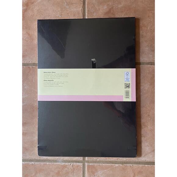 MOLESKINE ART PLUS WATERCOLOR ALBUM A3 Size BLACK Hardcover NEW 11.75 X 16.5 60p - Picture 4 of 5
